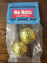 Load image into Gallery viewer, Gold Mirror Ball Topper (2-Pack) Pictures in Development - Currently showing Silver