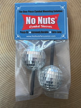 Load image into Gallery viewer, Silver Mirror Ball Topper (2-Pack)
