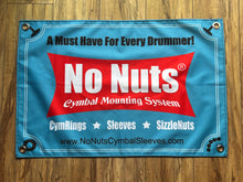 Load image into Gallery viewer, No Nuts Cymbal Mounting System Banner