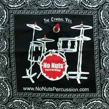 Load image into Gallery viewer, No Nuts Cymbal Sleeves RED WHITE BLUE 3-PK