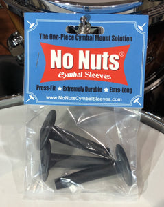 No Nuts Cymbal Sleeves - Black 3 Pack